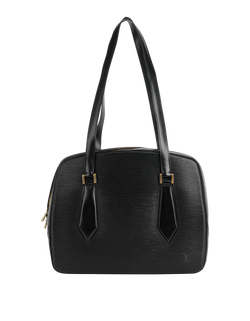 Voltaire Shoulder Bag, Epi Leather, Black, DB, 2*